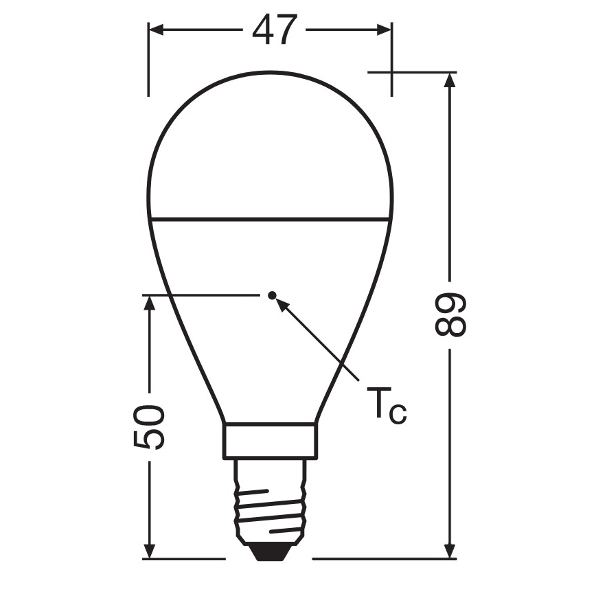 LED крушка от рециклирана пластмаса P45 E14/7,5W/230V 2700K - Osram
