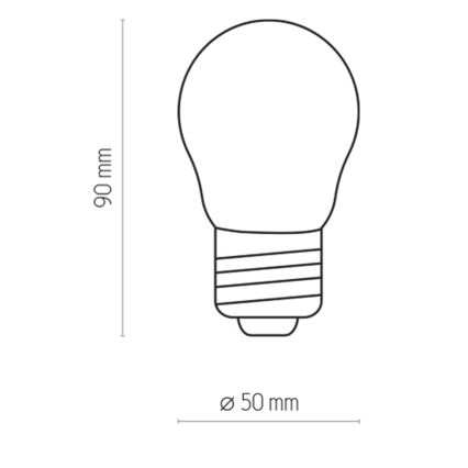 LED крушка P45 E27/2W/230V 2700K