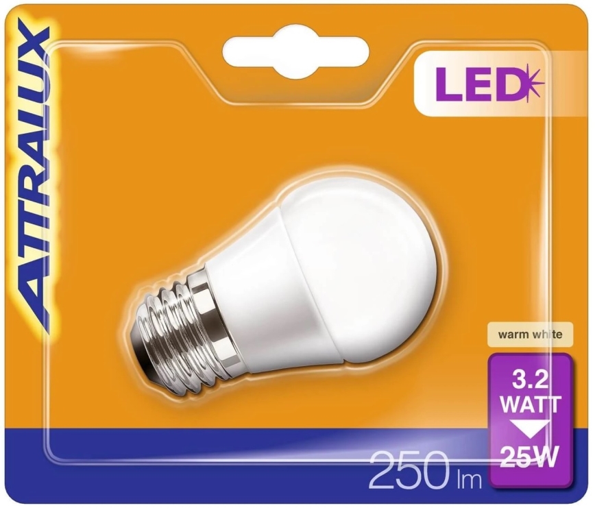 LED Крушка P45 E27/3,2W/230V 2700K - Attralux