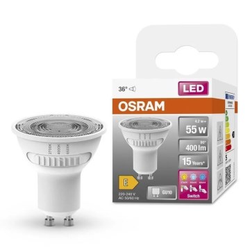 LED Крушка PAR16 GU10/4,2W/230V 2700/4000/6500K 36° - Osram