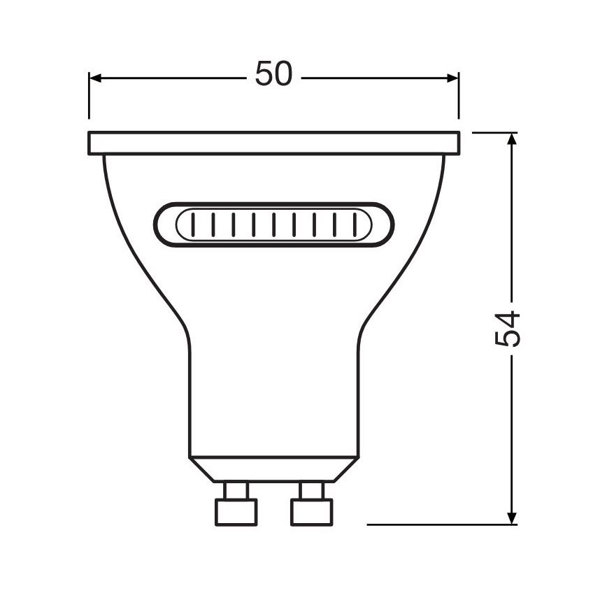 LED Крушка PAR16 GU10/4,2W/230V 2700/4000/6500K 36° - Osram