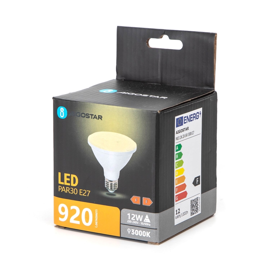 LED Крушка PAR30 E27/12W/230V 3000K - Aigostar