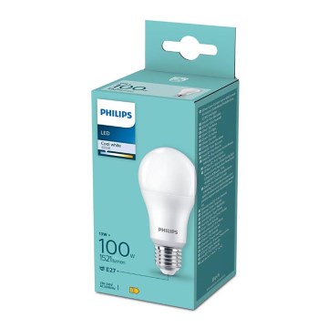 LED Крушка Philips A60 E27/13W/230V 4000K