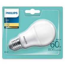 LED Крушка Philips A60 E27/8,5W/230V 4000K