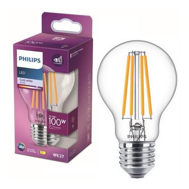 LED Крушка Philips E27/10,5W/230V 4000K