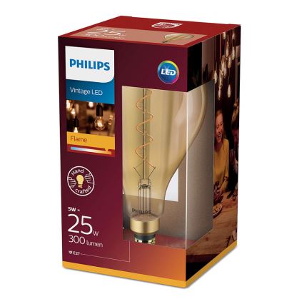 LED Крушка Philips E27/5W/230V 2000K - VINTAGE