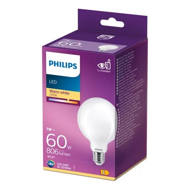 LED Крушка Philips G93 E27/7W/230V 2700K