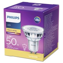 LED Крушка Philips GU10/4,6W/230V 2700K