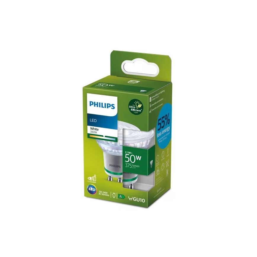 LED Крушка Philips PAR16 GU10/2,1W/230V 3000K
