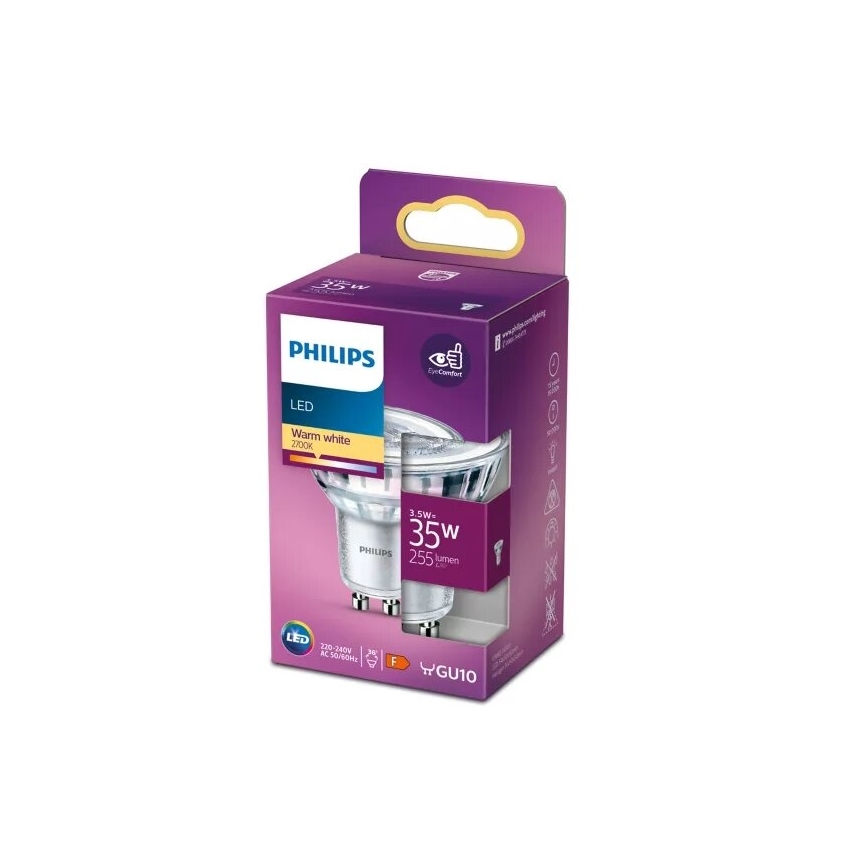 LED Крушка Philips PAR16 GU10/3,5W/230V 2700K