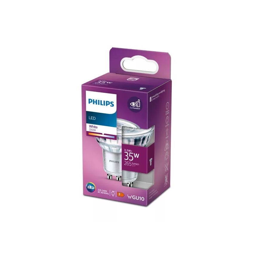 LED Крушка Philips PAR16 GU10/3,5W/230V 3000K