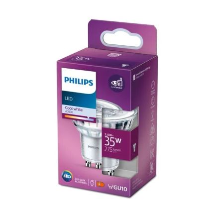 LED Крушка Philips PAR16 GU10/3,5W/230V 4000K