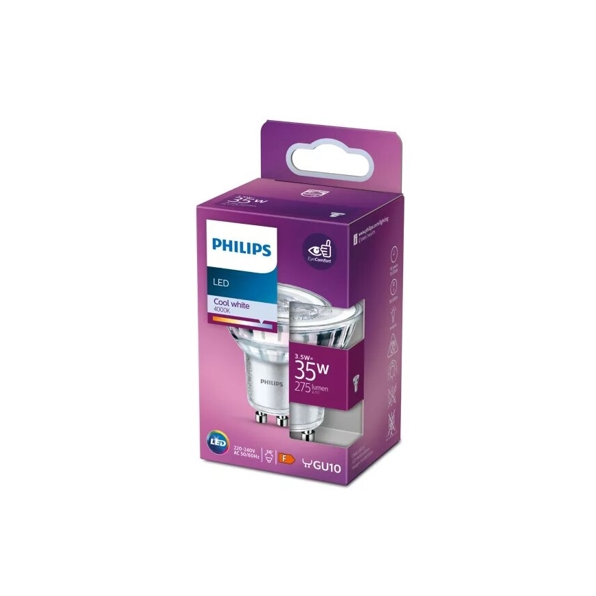 LED Крушка Philips PAR16 GU10/3,5W/230V 4000K