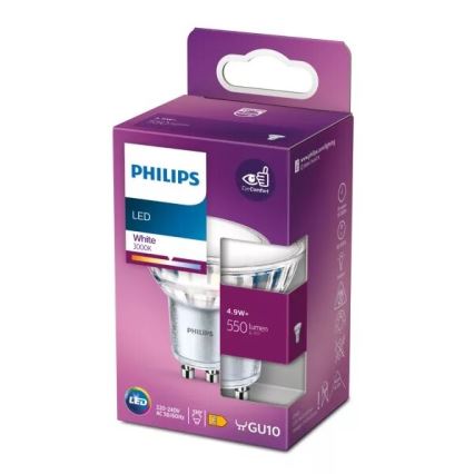 LED Крушка Philips PAR16 GU10/4,9W/230V 3000K