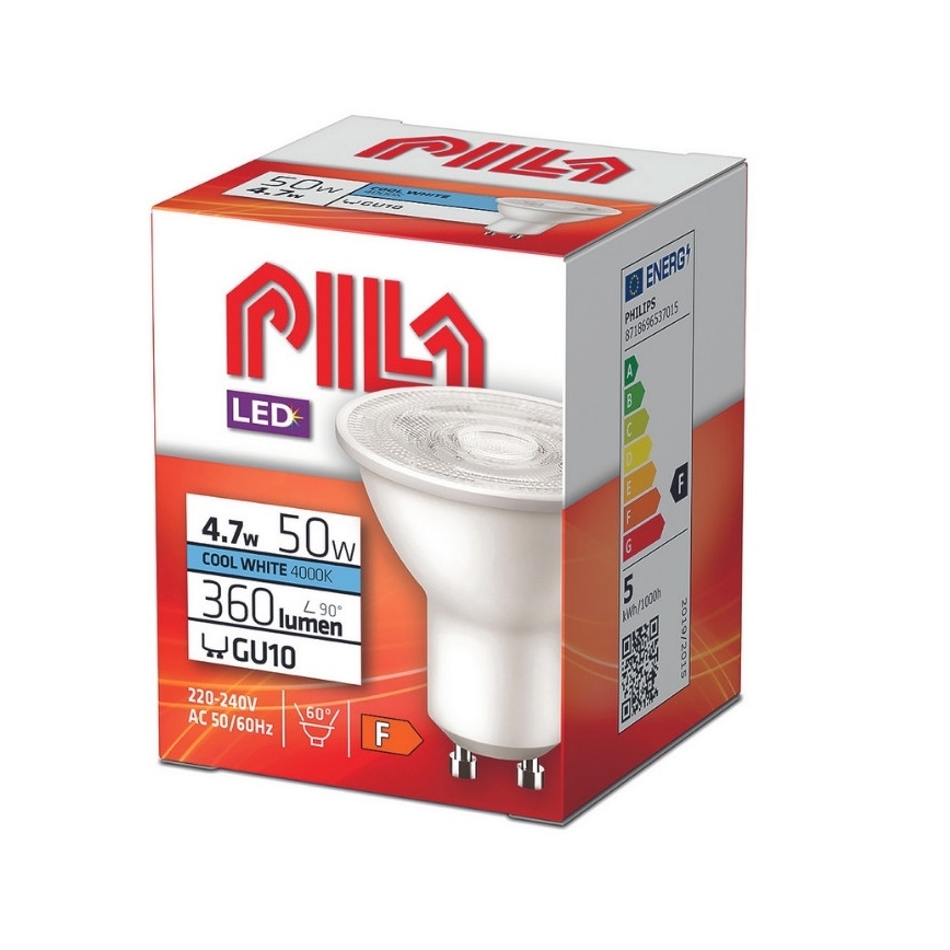 LED Крушка Philips Pila PAR16 GU10/4,7W/230V 4000K