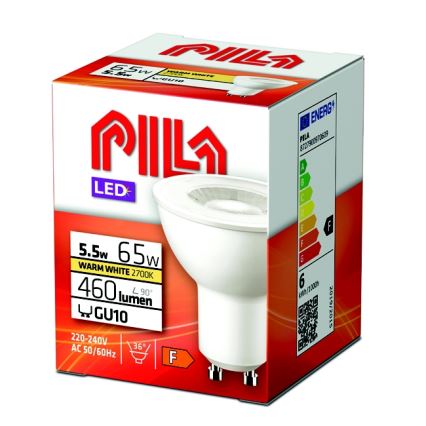 LED Крушка Philips Pila PAR16 GU10/5,5W/230V 2700K