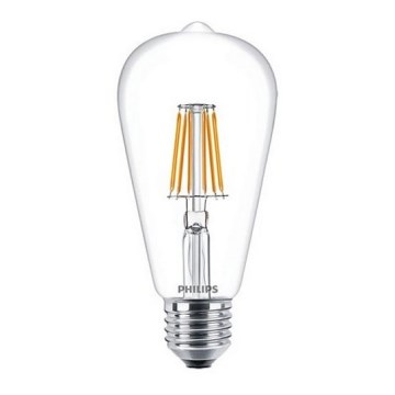 LED Крушка Philips VINTAGE ST64 E27/4W/230V 2700K