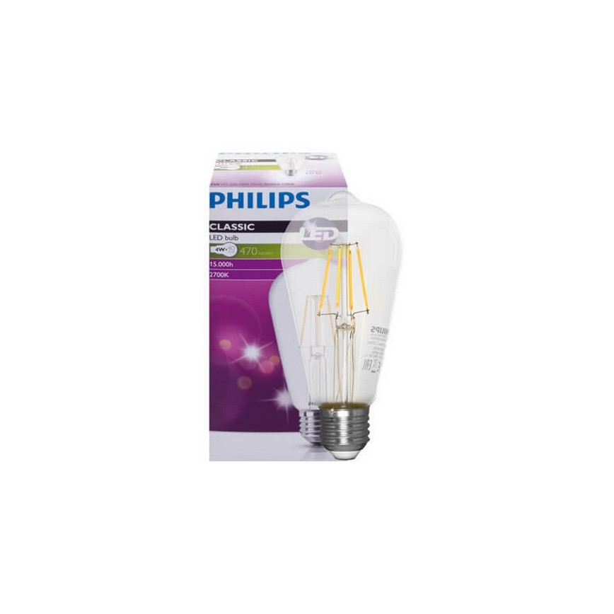 LED Крушка Philips VINTAGE ST64 E27/4W/230V 2700K