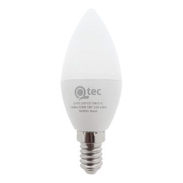 LED Крушка Qtec C35 E14/5W/230V 4200K