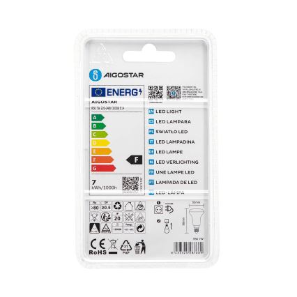 LED Крушка R50 E14/7W/230V 3000K - Aigostar