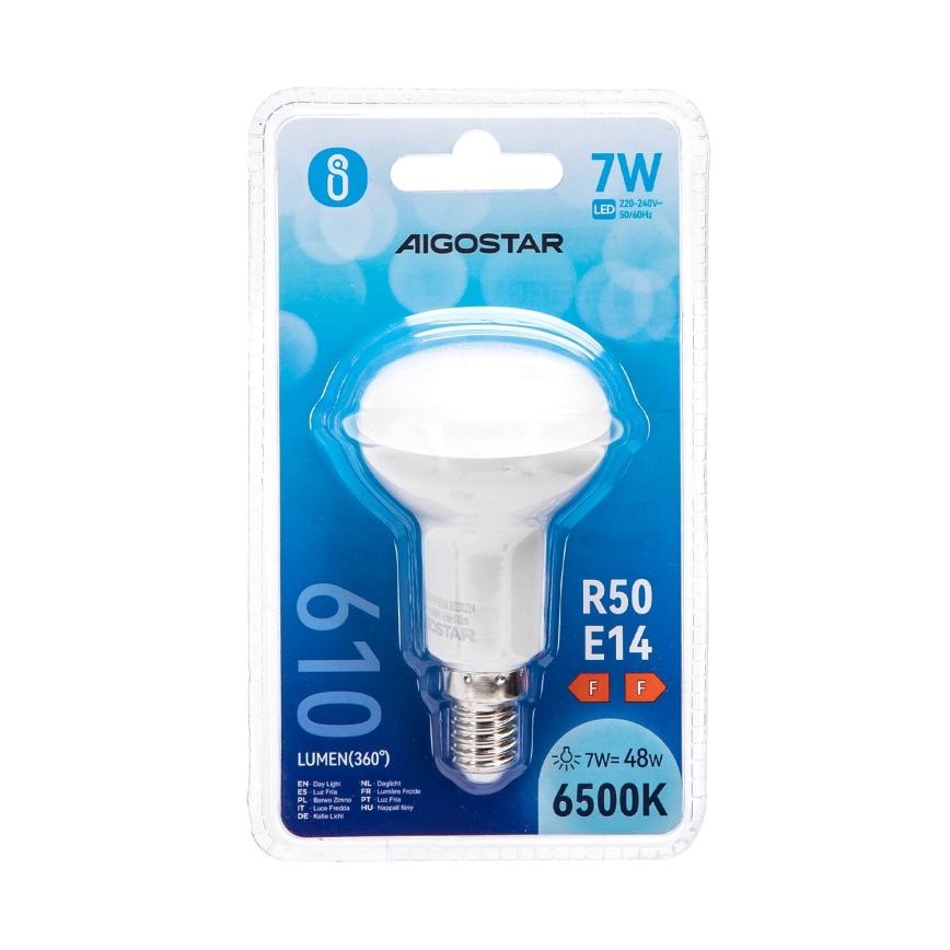 LED Крушка R50 E14/7W/230V 6500K - Aigostar