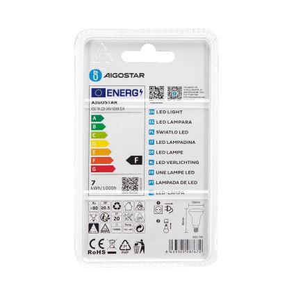 LED Крушка R50 E14/7W/230V 6500K - Aigostar