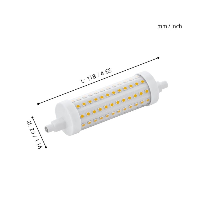 LED Крушка R7S/9W/230V 2700K 118 мм - Eglo 11831