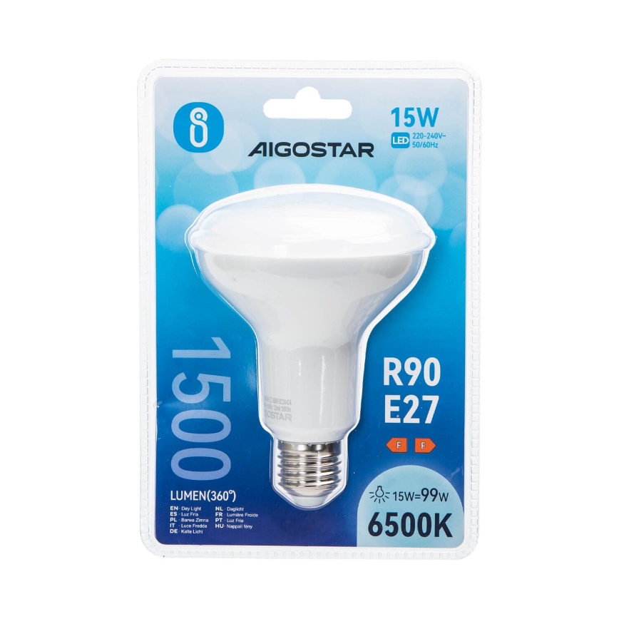 LED Крушка R90 E27/15W/230V 6500K - Aigostar