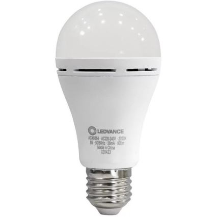 LED Крушка RECHARGEABLE A60 E27/8W/230V 2700K - Ledvance