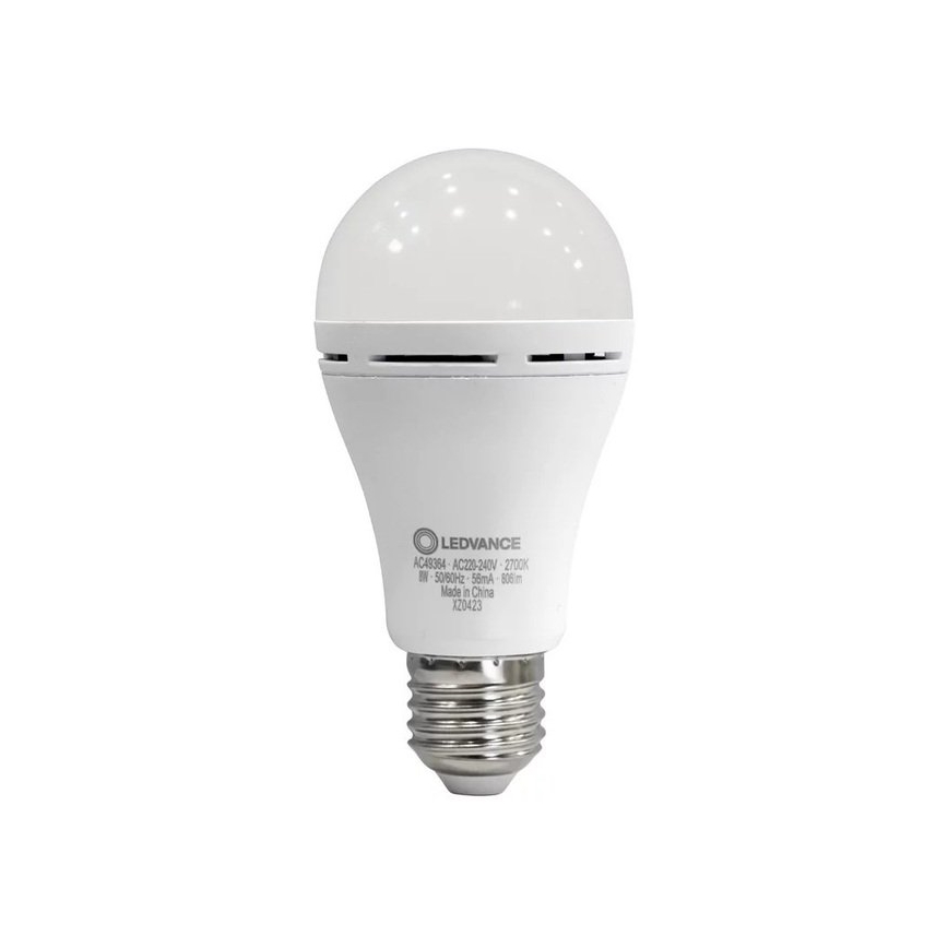 LED Крушка RECHARGEABLE A60 E27/8W/230V 2700K - Ledvance