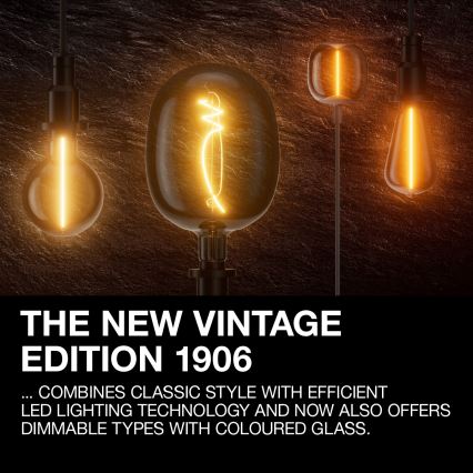 LED крушка ретро филаментна E27/4W/230V 1800K - Osram