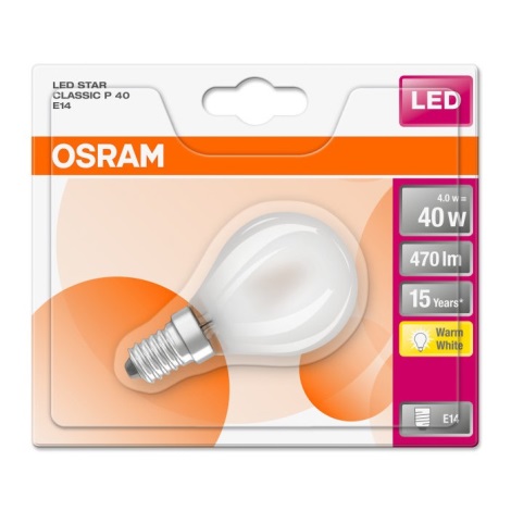 LED Крушка RETROFIT P40 E14/4W/230V 2700K - Osram