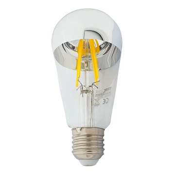 LED Крушка с огледален сферичен връх DECOR MIRROR ST64 E27/8W/230V 4200K сребриста