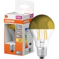 LED крушка с огледален връх FILAMENT E27/6,5W/230V 2700K златна - Osram