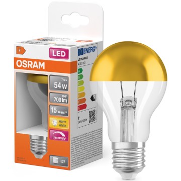 LED крушка с огледално покритие SUPERSTAR E27/7W/230V 2700K златна - Osram