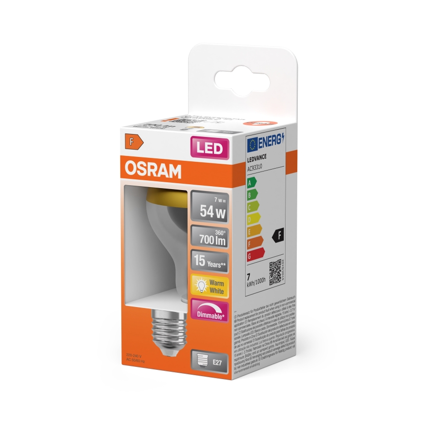 LED крушка с огледално покритие SUPERSTAR E27/7W/230V 2700K златна - Osram