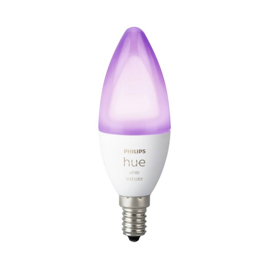 LED крушка с възможност за регулиране Philips Hue БЯЛ И ЦВЕТ E14 / 5.3W / 230V 2200K - 6500K