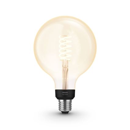 LED крушка с възможност за регулиране Philips Hue WHITE FILAMENT G125 E27 / 7W / 230V 2100K