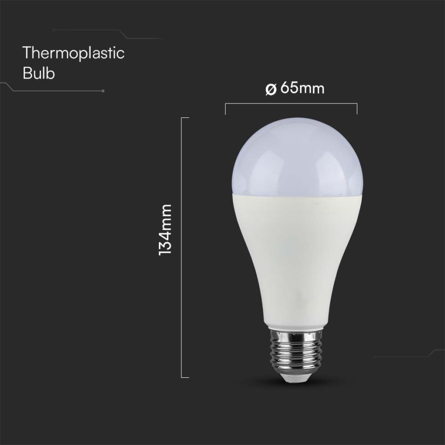 LED Крушка SAMSUNG CHIP A65 E27/17W/230V 6500K