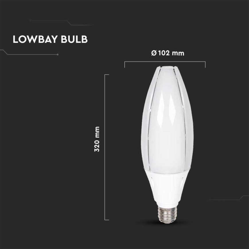 LED Крушка SAMSUNG CHIP E40/60W/230V 4000K