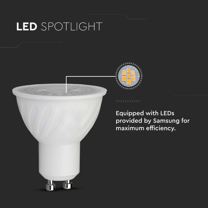 LED Крушка SAMSUNG CHIP GU10/6W/230V 3000K