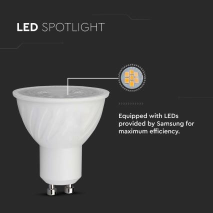 LED Крушка SAMSUNG CHIP GU10/6W/230V 4000K
