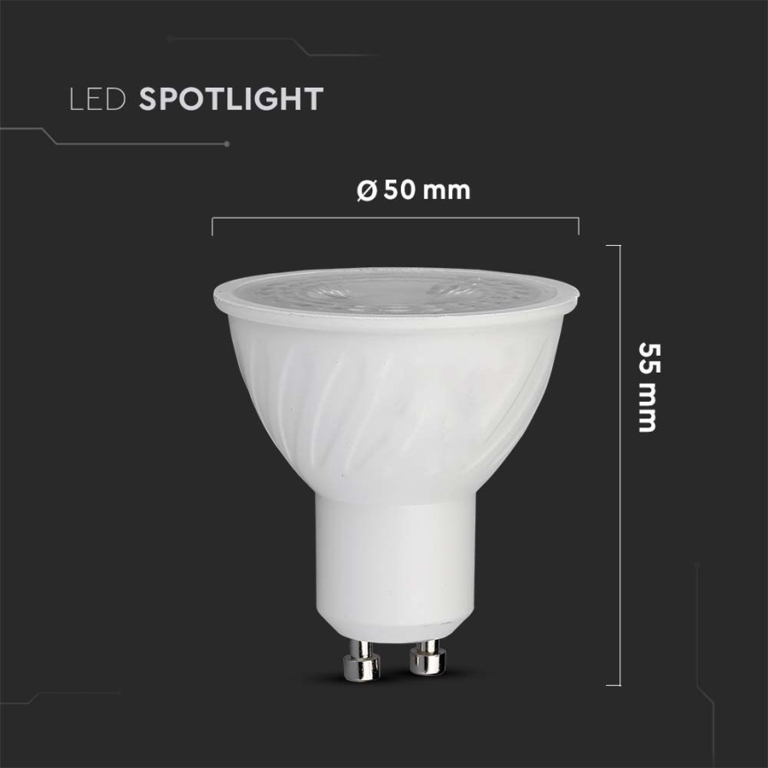 LED Крушка SAMSUNG CHIP GU10/6W/230V 4000K