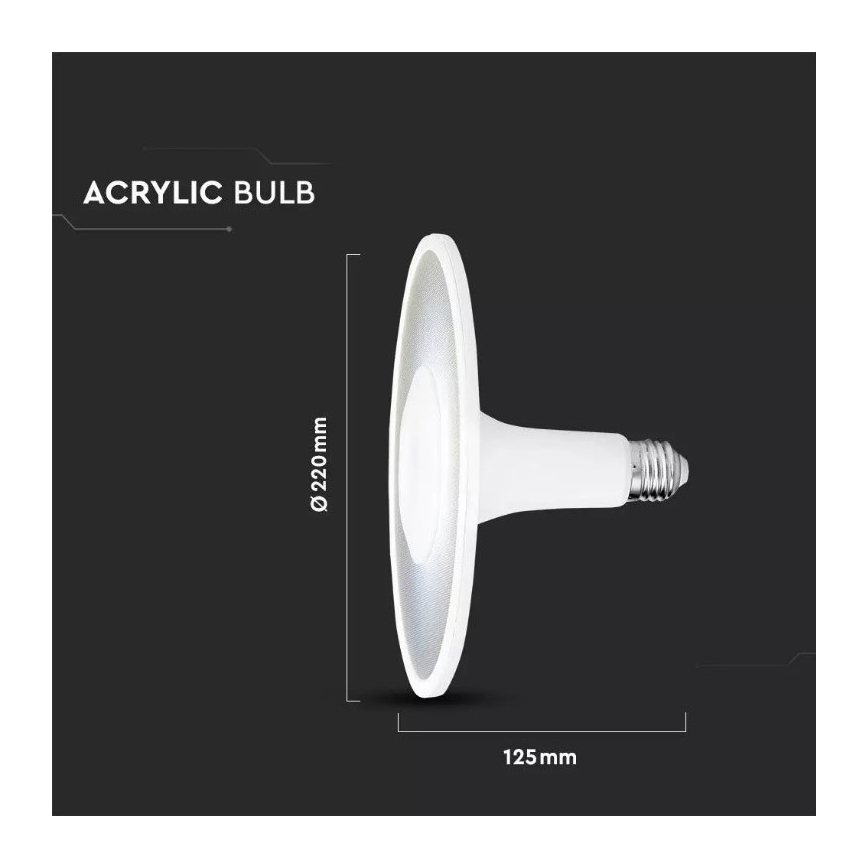 LED Крушка SAMSUNG CHIP UFO E27/18W/230V 6400K