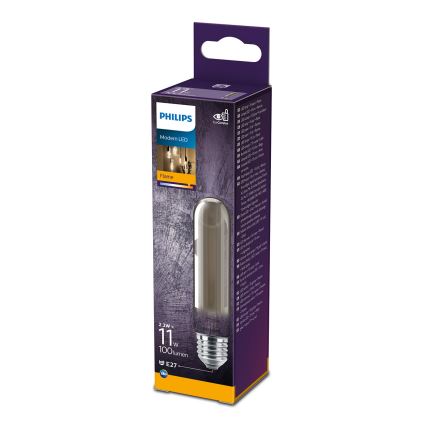 LED Крушка SMOKY VINTAGE Philips T32 E27/2,3W/230V 1800K