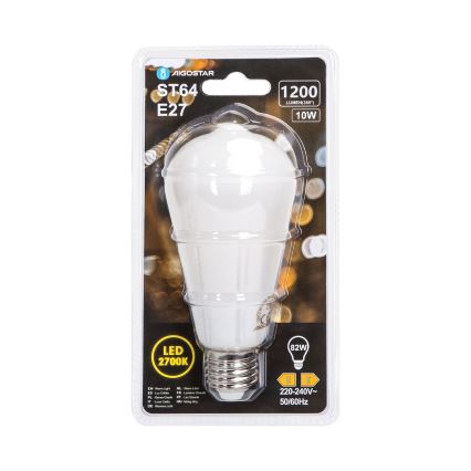 LED крушка ST64 E27/10W/230V 320° 2700K - Aigostar