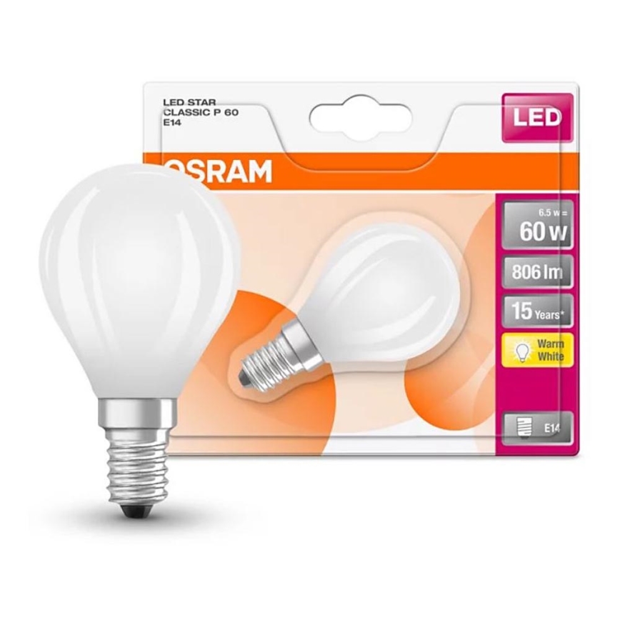 LED Крушка STAR E14/6,5W/230V 2700K - Osram