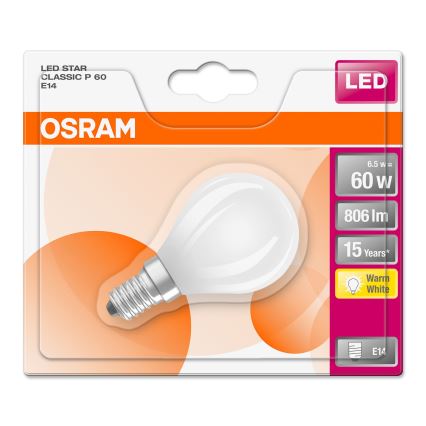 LED Крушка STAR E14/6,5W/230V 2700K - Osram