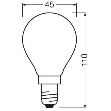 LED Крушка STAR E14/6,5W/230V 2700K - Osram