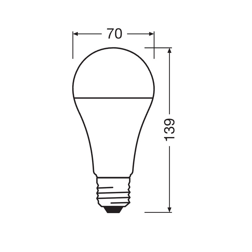 LED крушка STAR E27/19W/230V 6500K - Osram
